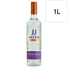 JJ London Dry Gin 37.5% 1L