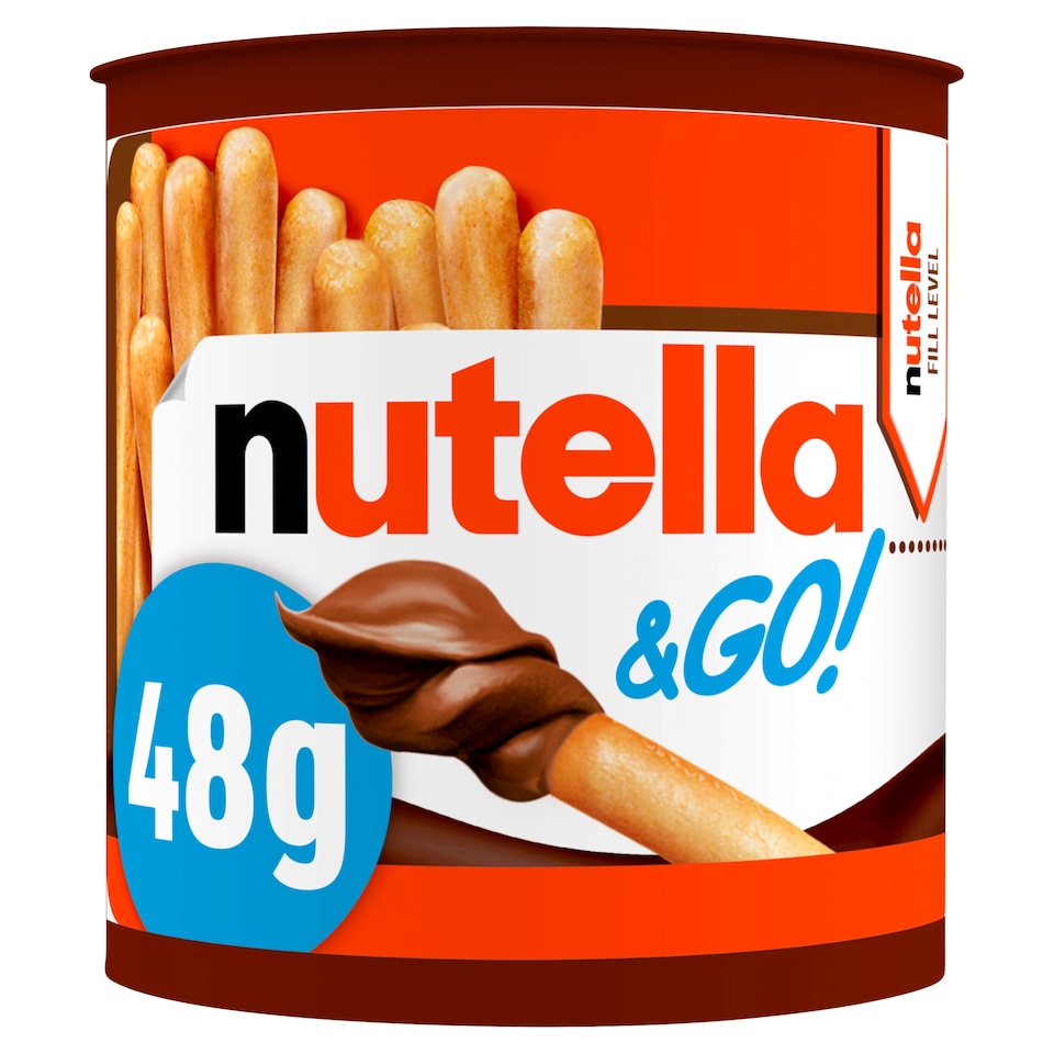 image 1 of Nutella & Go! Hazelnut Chocolate Spread and Breadsticks Snack Pot 1 x 48g