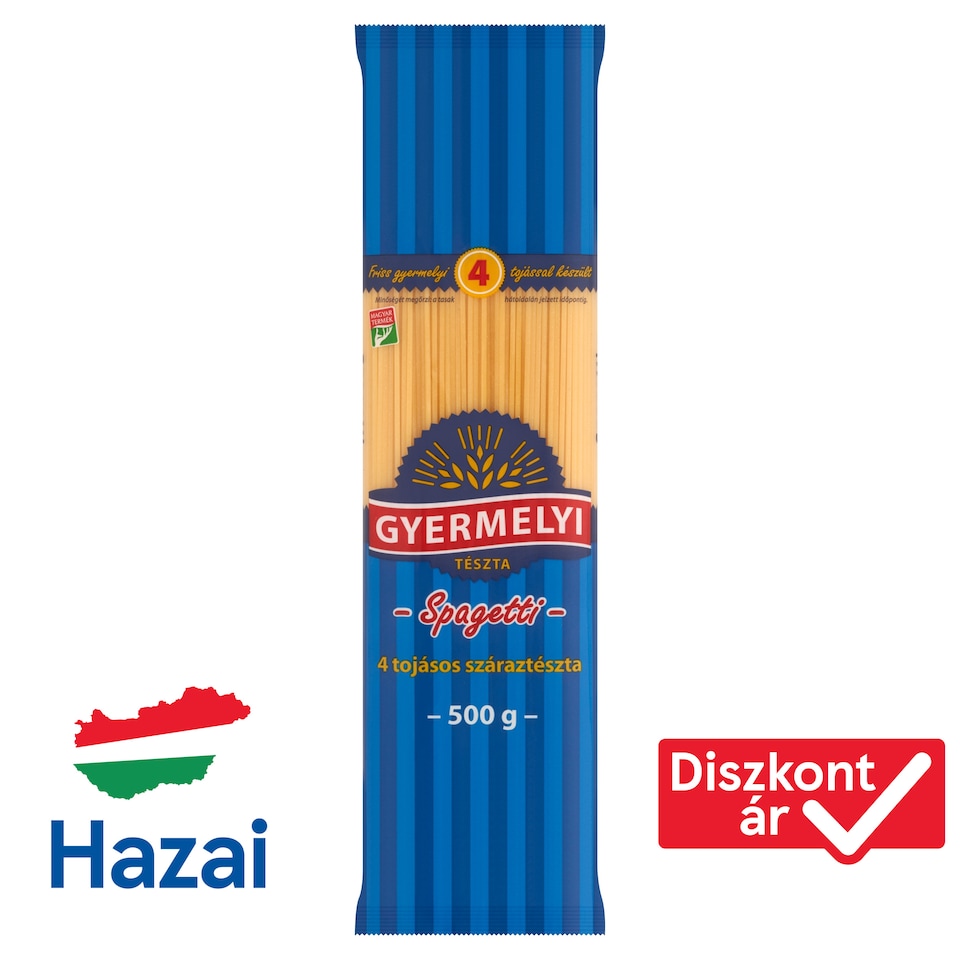 Gyermelyi spagetti 4 tojásos száraztészta 500 g