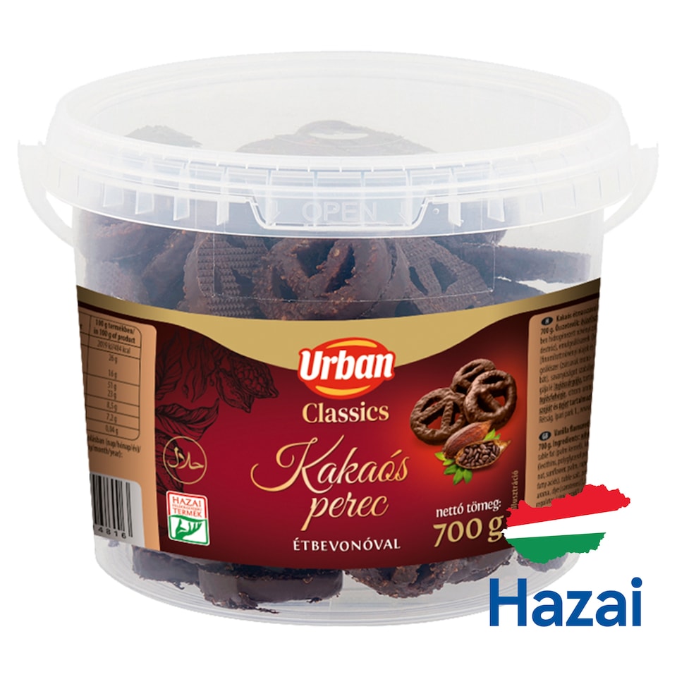 Urban Classics Cocoa Pretzel Dipped in Cocoa Mass 700 g