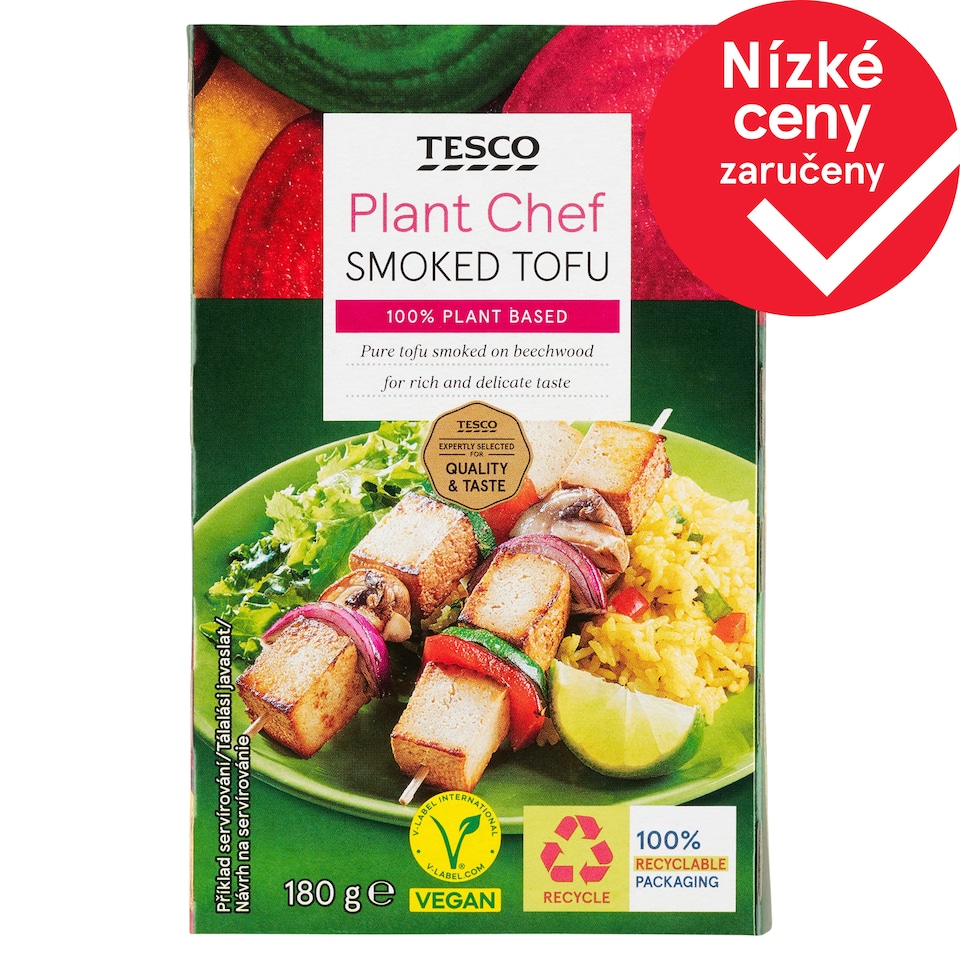 Tesco Plant Chef Smoked Tofu 180g