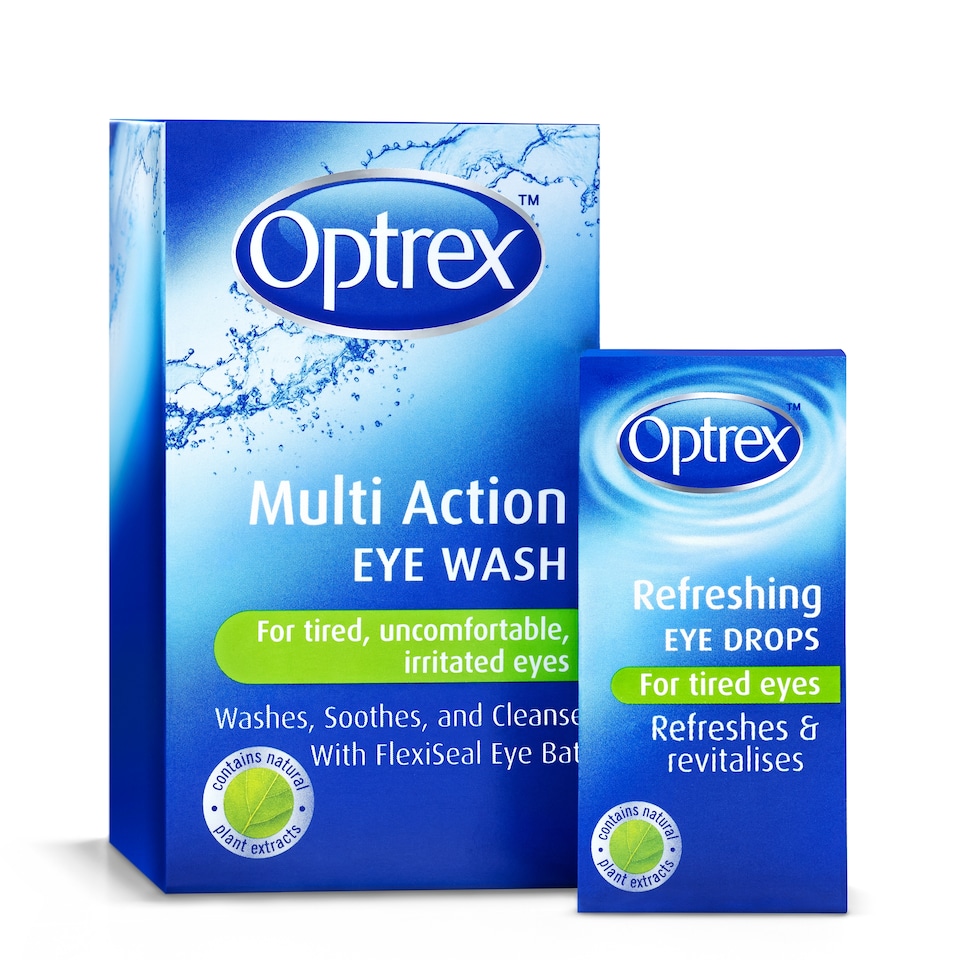 image 1 of Optrex Refreshing Eye Drops For Tired Eyes Revitalises 10ml