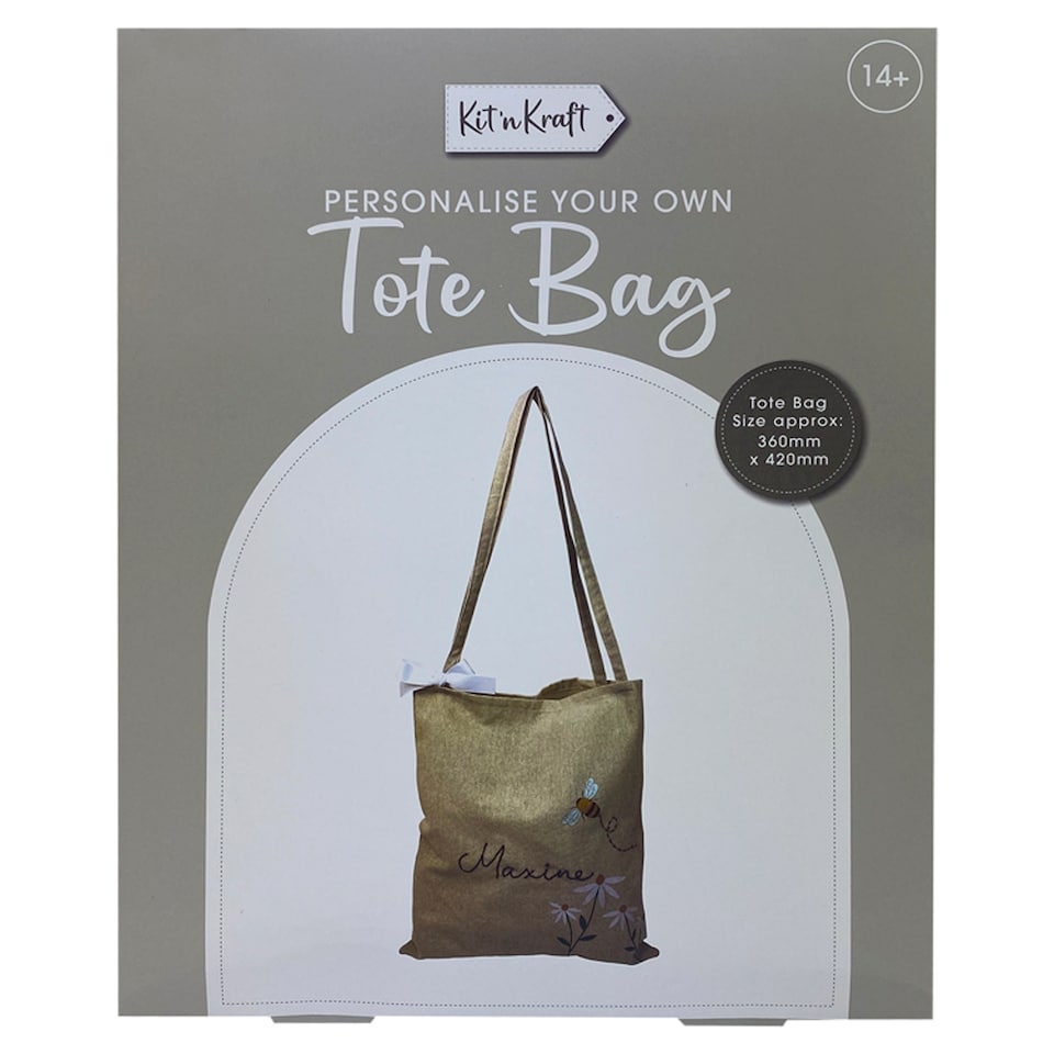 Kit & Kraft Design Your Own Tote Bag