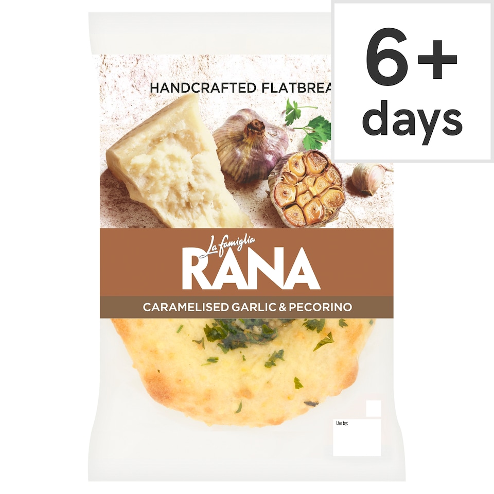 La Famiglia Rana Caramelised Garlic & Pecorino Flatbread 183g