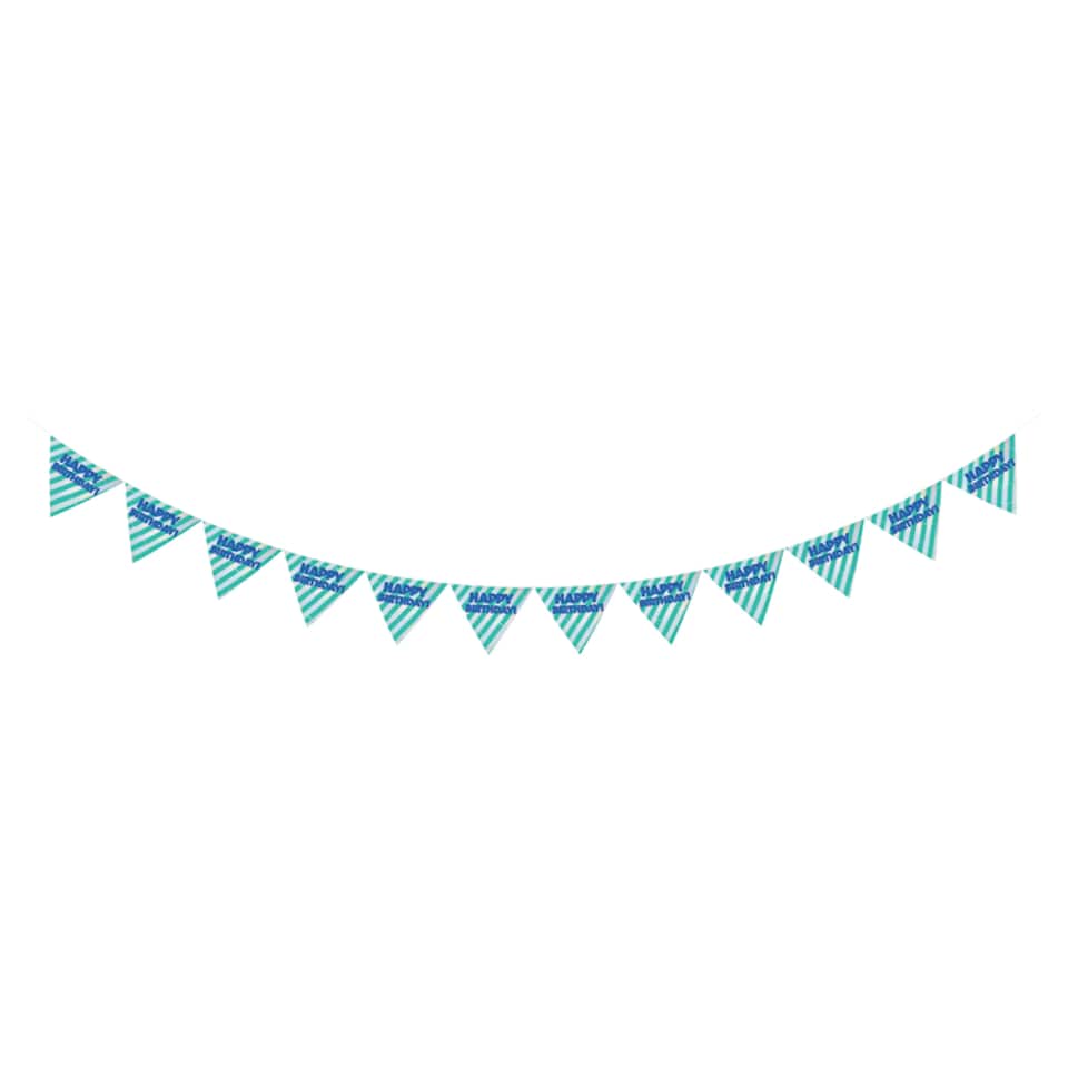 Tesco Blue Happy Birthday Bunting