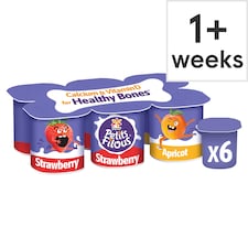 Petits Filous Strawberry And Apricot Fromage Frais 6 X47g