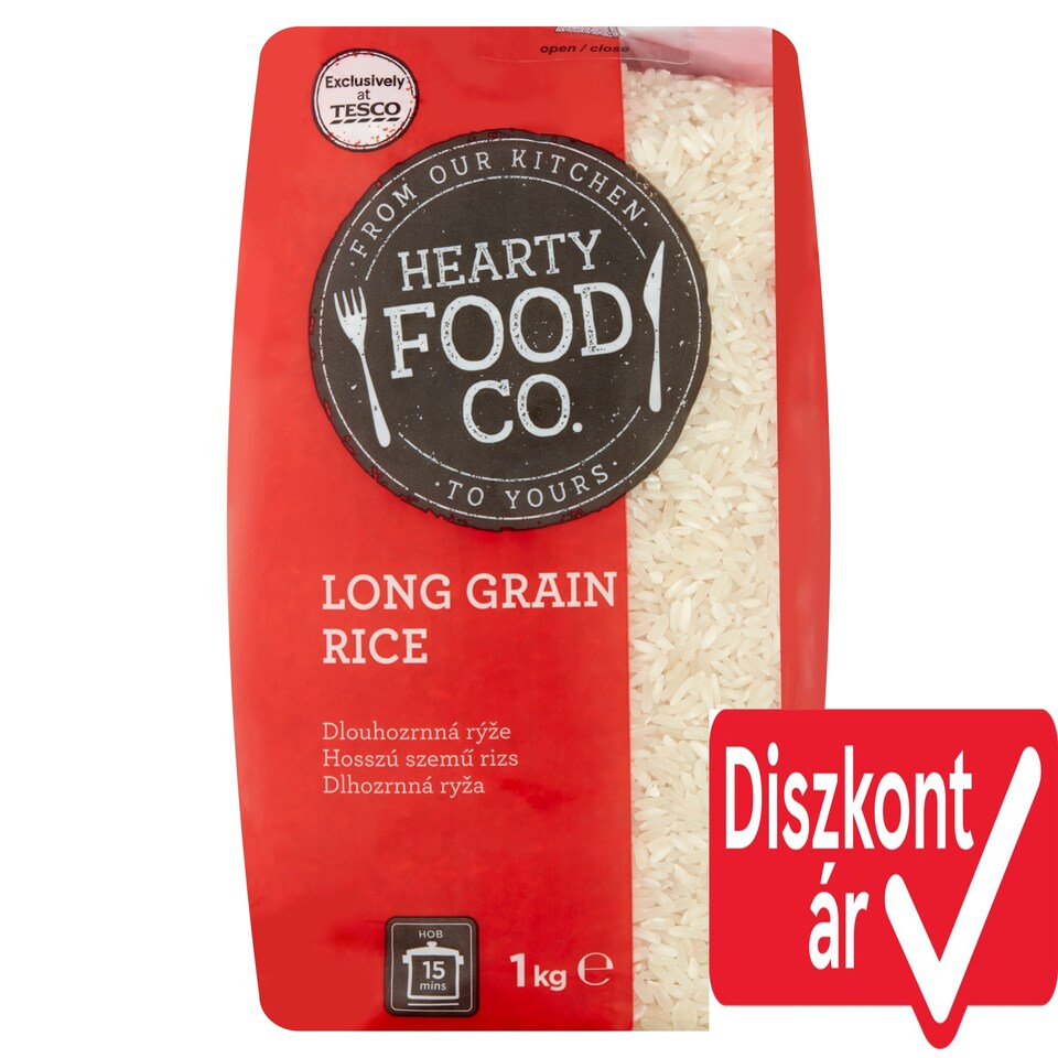 Hearty Food Co. "B" Quality Long Grain Rice 1 kg