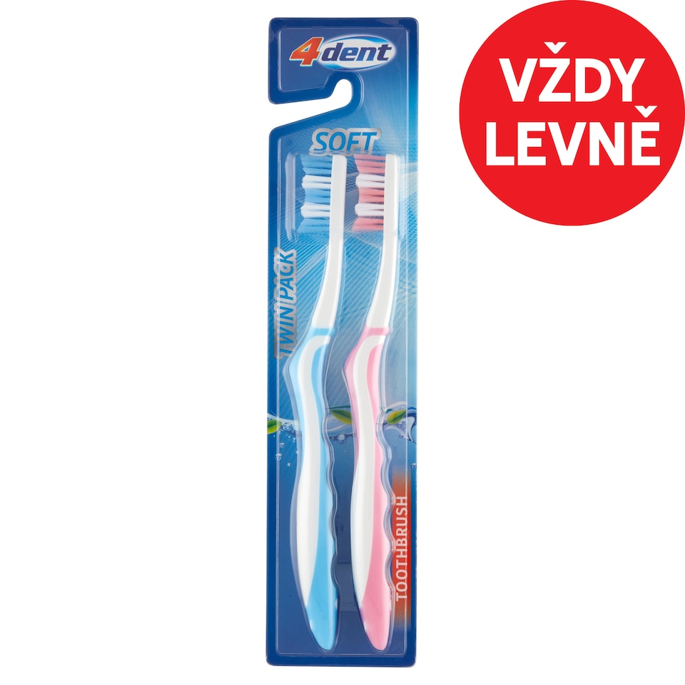 4Dent Toothbrush Soft 2 pcs