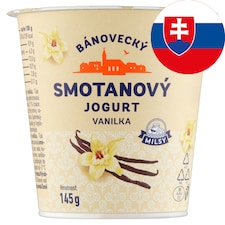 Milsy Bánovecký smotanový jogurt vanilka 145 g
