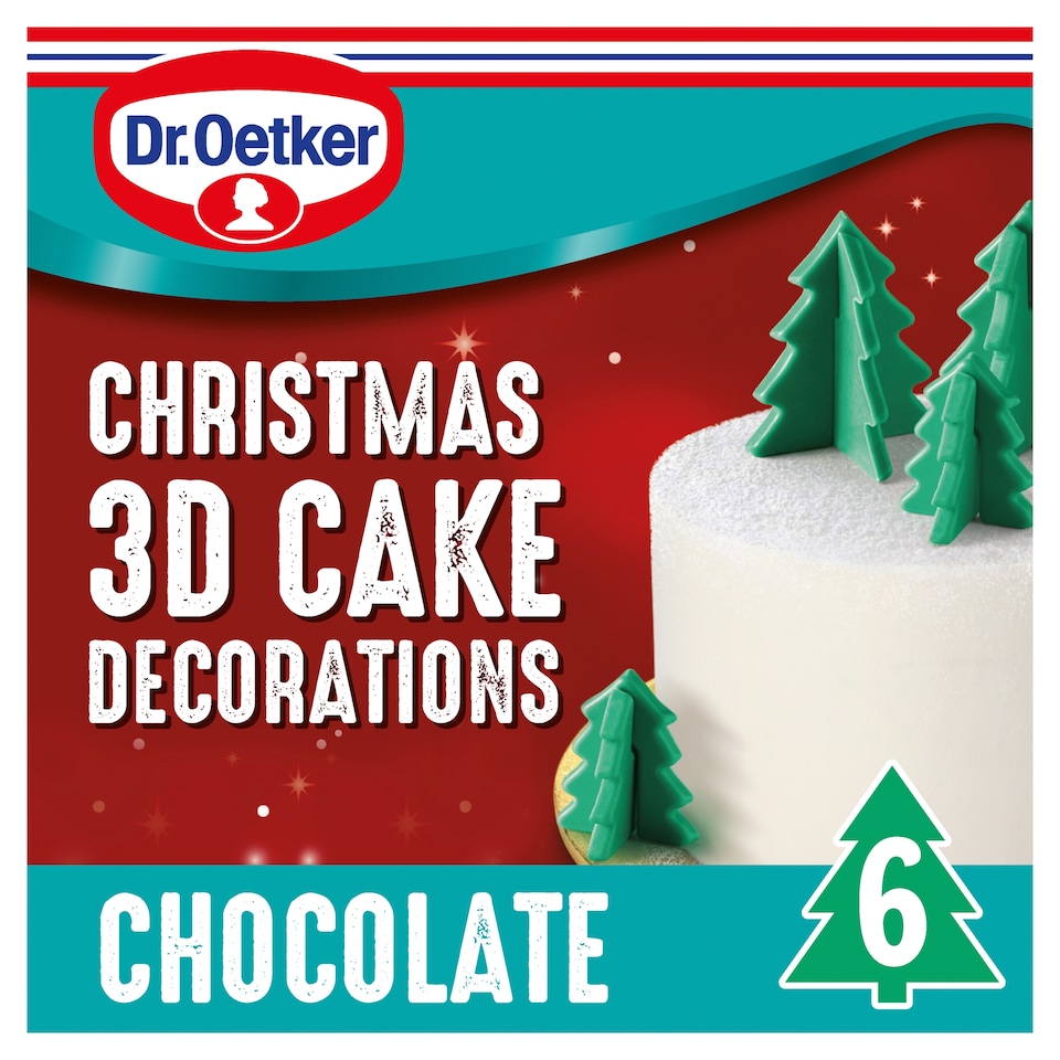 image 1 of Dr. Oetker 3D Chocolatey Christmas Trees 30g