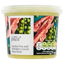Tesco Finest Garden Pea & Ham Hock Soup 300G