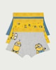 image 1 of Minions 3-Pack Print Cotton Rich Boxers in Multi