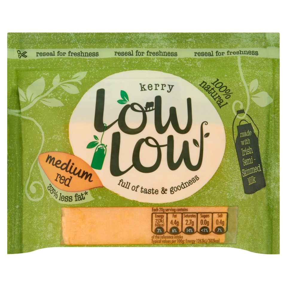 Low Low Red Cheddar Block 200G