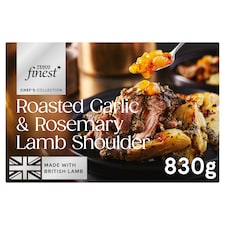 Tesco Finest Chef's Collection Roasted Garlic & Rosemary Lamb Shoulder 830g