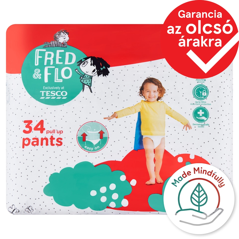 Fred & Flo bugyipelenka XL 6 +15 kg 34 db 1. kép