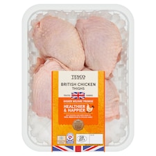 Tesco British Chicken Thighs 600G (C)