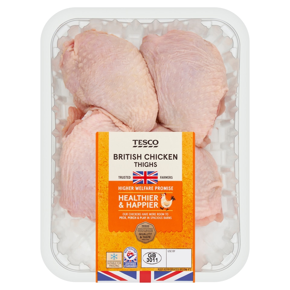 Tesco British Chicken Thighs 600G (C)