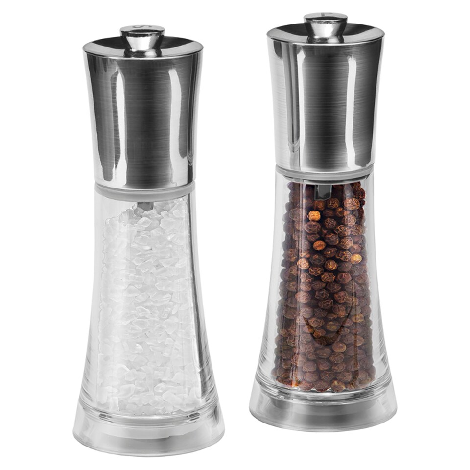 Cole & Mason Clear & Chrome Style Giftset New