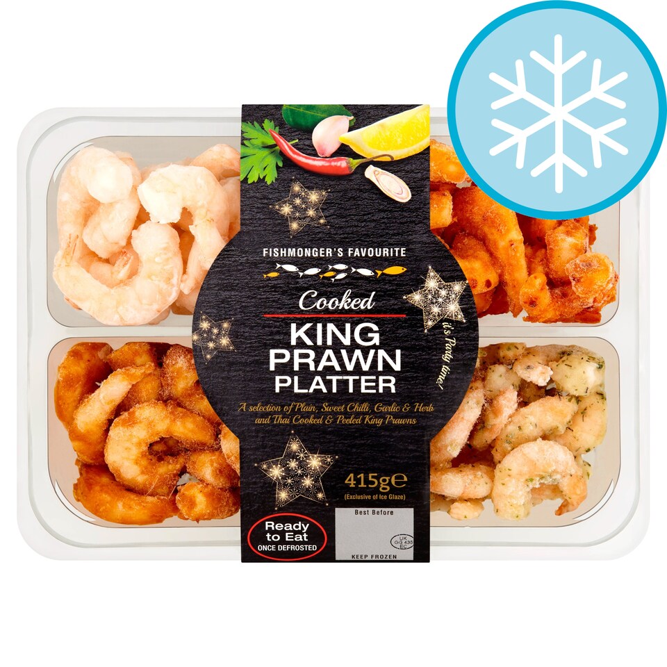 Tesco King Prawn Platter 415G