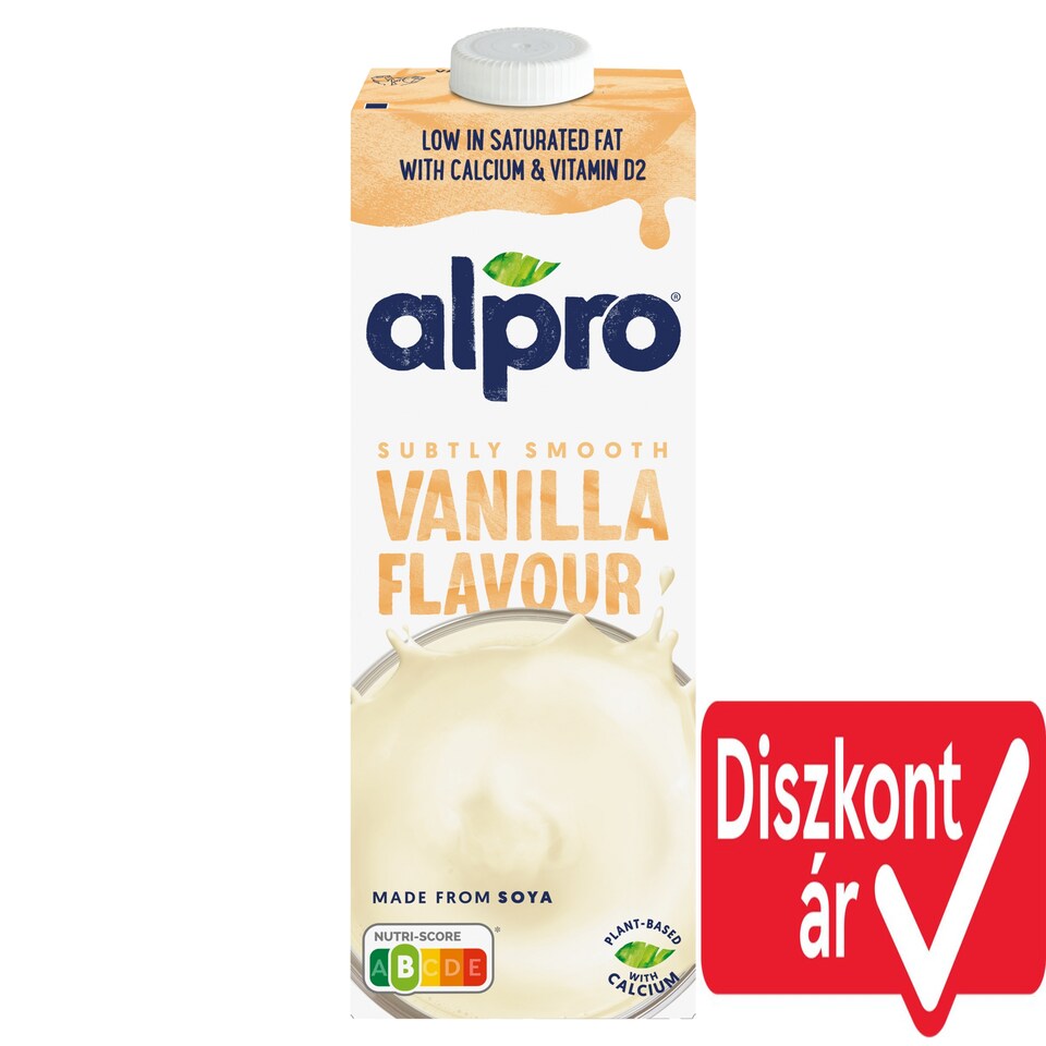 Alpro Vanilla Flavoured Soy Drink with Added Calcium and Vitamins 1 l