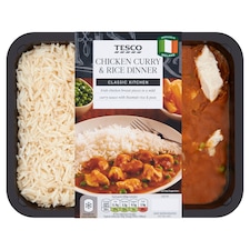 Tesco Irish Clsc Chicken Curry& Rice 500G