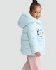 image 3 of Bluey Print Padded Jacket in Blue