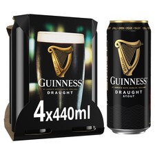 Guinness Draught Stout Beer N.I.Can 4.1% Vol 4x440ml