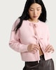 image 1 of F&F Knitted Tie Front Cardigan in Pink
