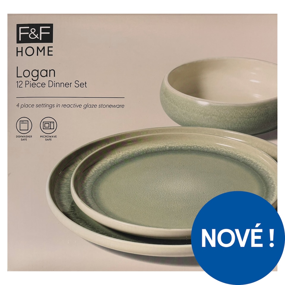 F&F Home Logan Dinner Set 4 Person 12 pcs