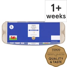 Tesco Welsh Large Free Range Eggs 12 Pack