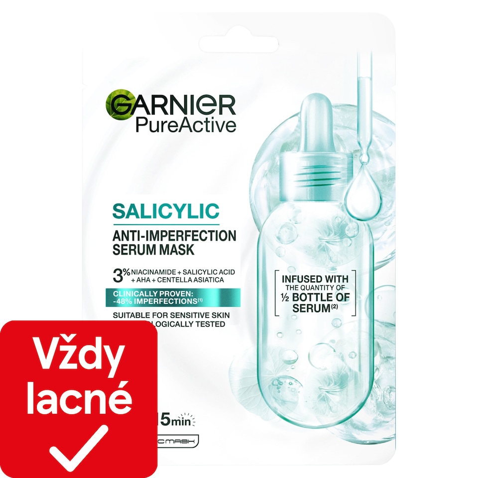 Garnier Pure Active Salicylic Anti-Imperfection Serum Mask 23 g