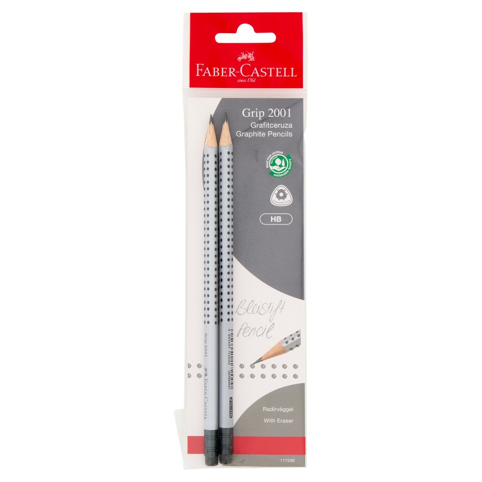 Faber-Castell Grip 2001 HB grafitceruza radírvéggel