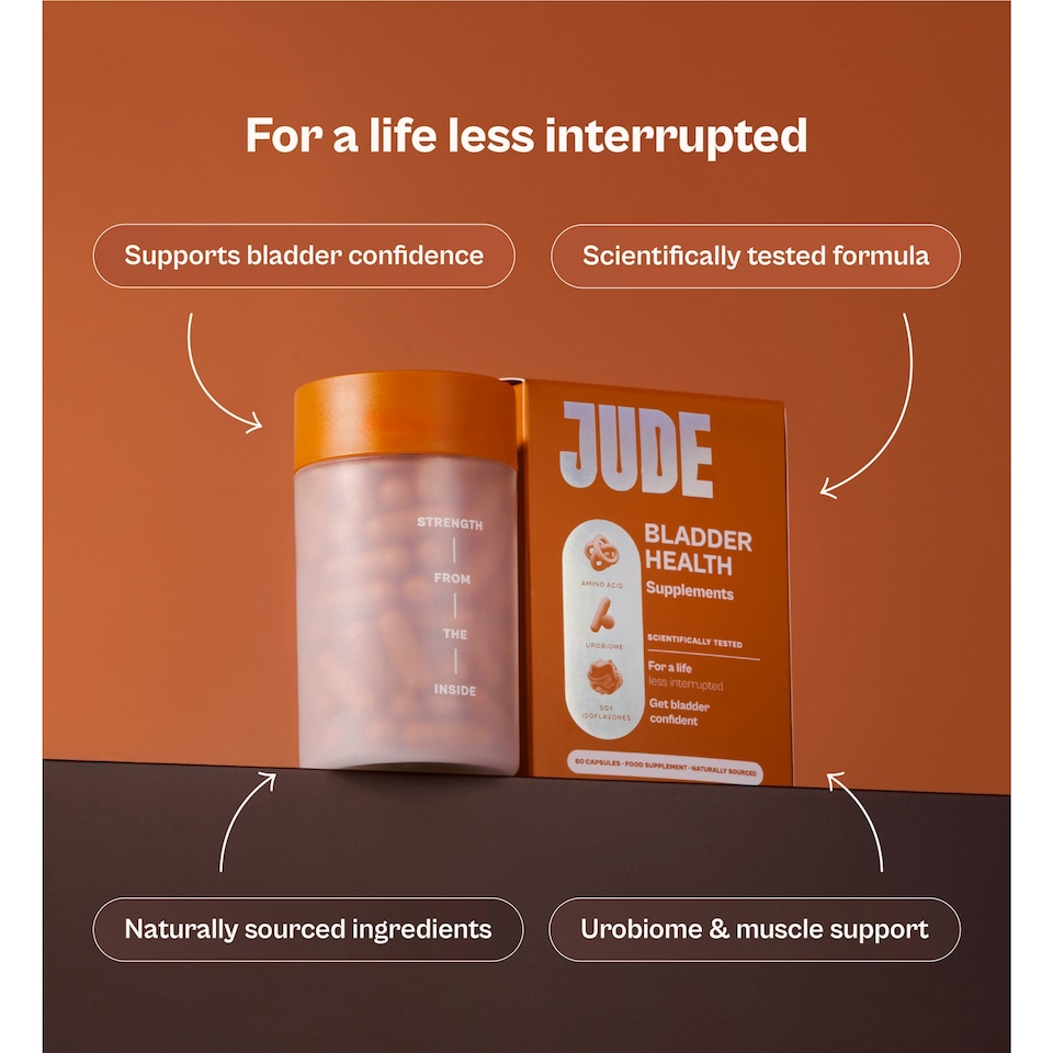 image 1 of JUDE BLADDER HEALTH SUPPLEMENT 42 CAPSULES 
