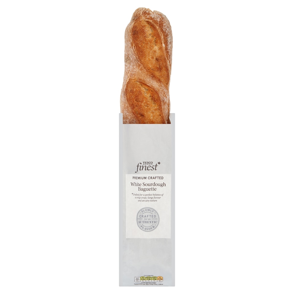 image 1 of Tesco Finest White Sourdough Baguette