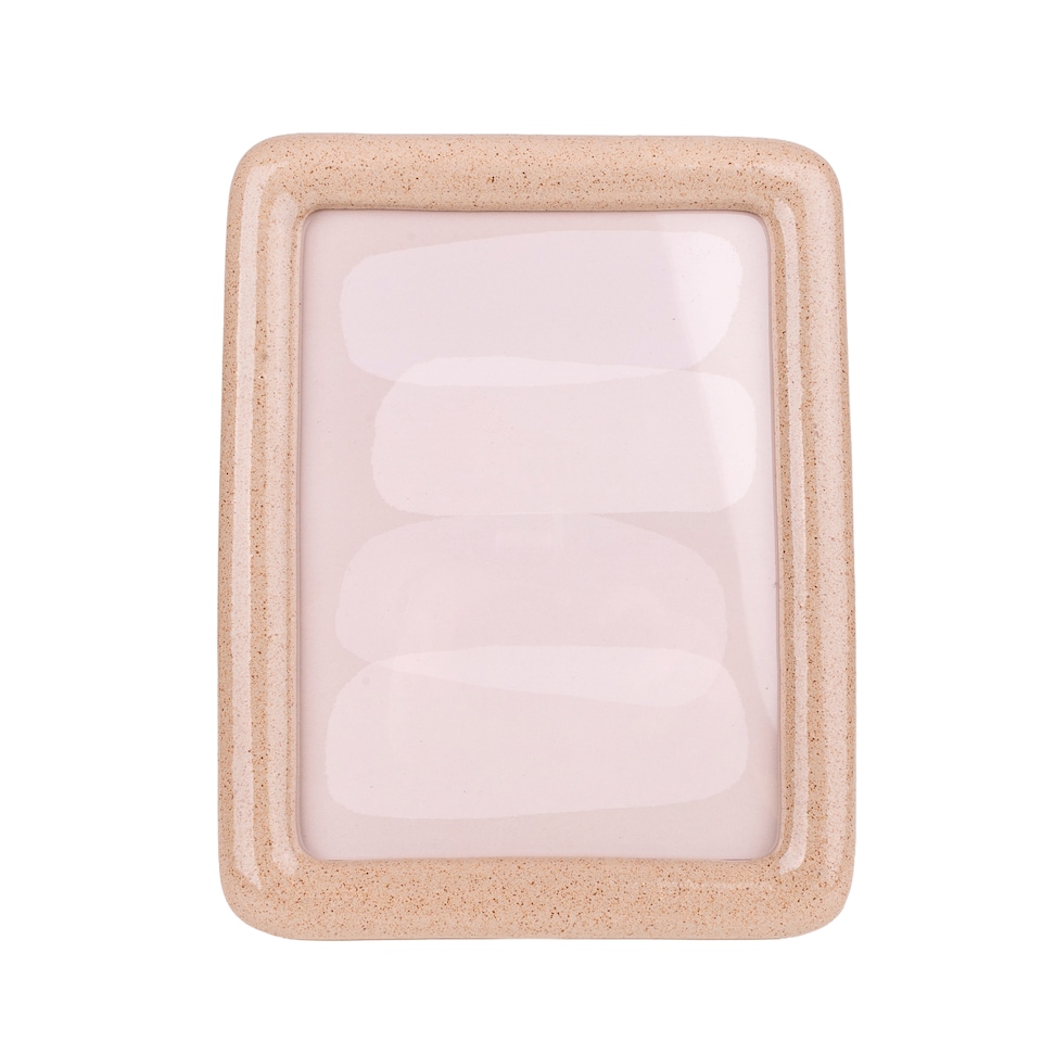 Candlelight Brown Reactive Glaze Frame