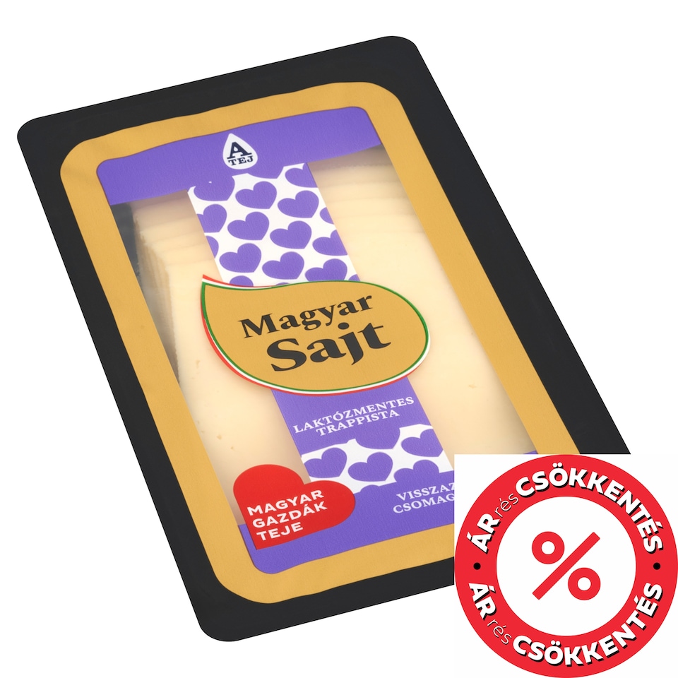 Magyar Sajt laktózmentes trappista 125 g