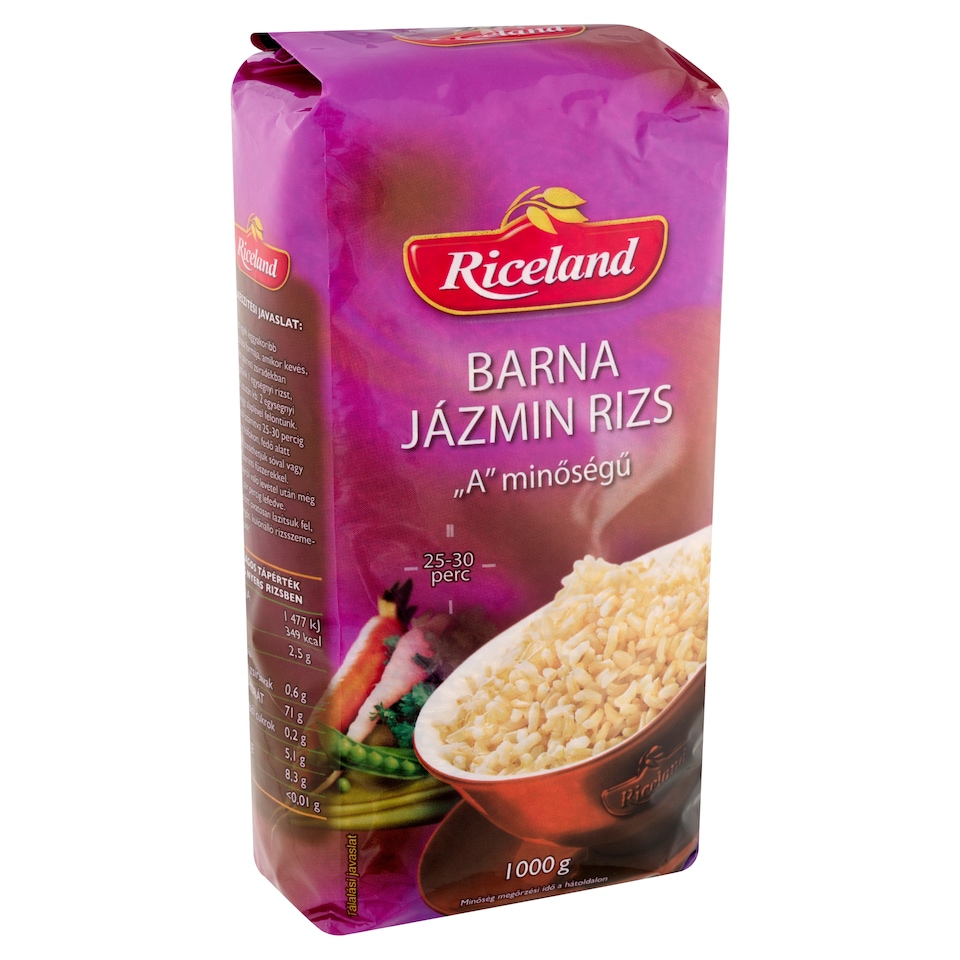Riceland "A" minőségű Barna Jázmin rizs 1000 g  1. kép