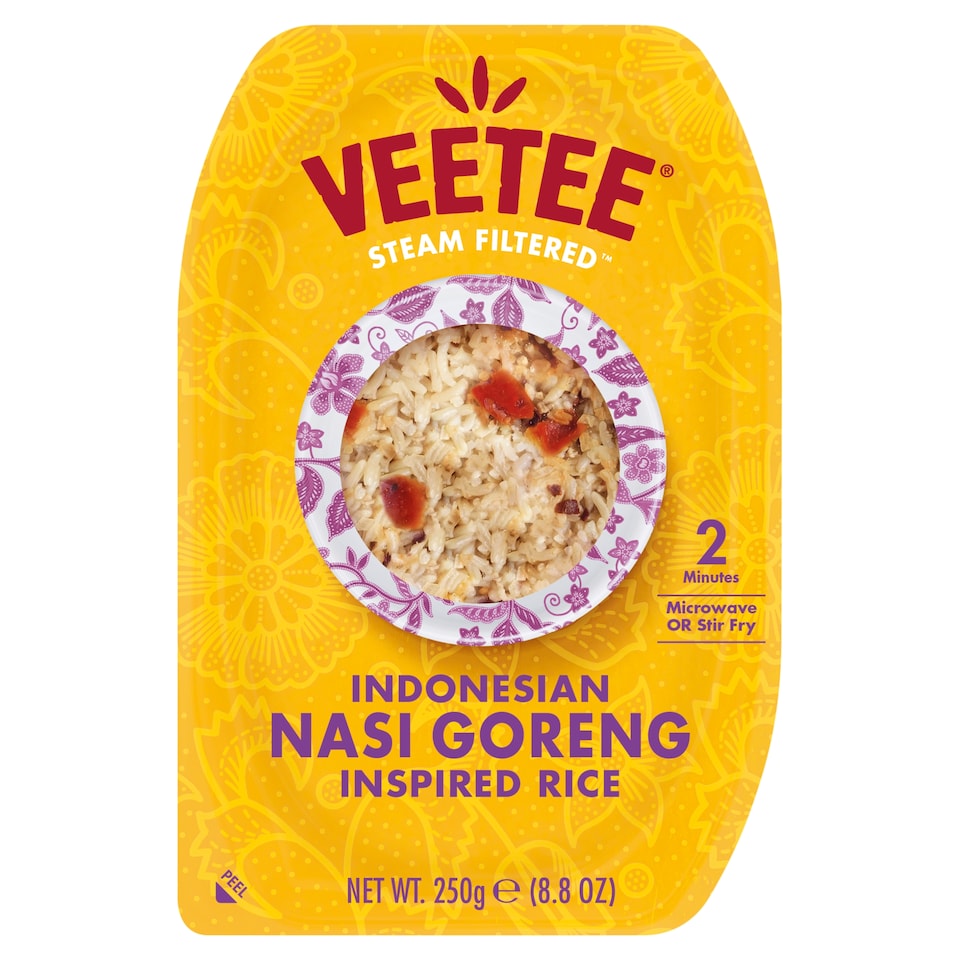Veetee Indonesian Nasi Goreng Inspired Rice Tray 250g