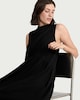 image 2 of F&F Cotton Rich Sleeveless Midi Dress in Black