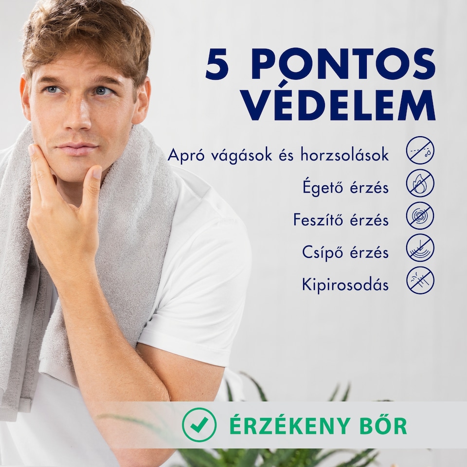 Gillette Series Nyugtató Hatású Borotvazselé Aloe Verával, 75ml  1. kép