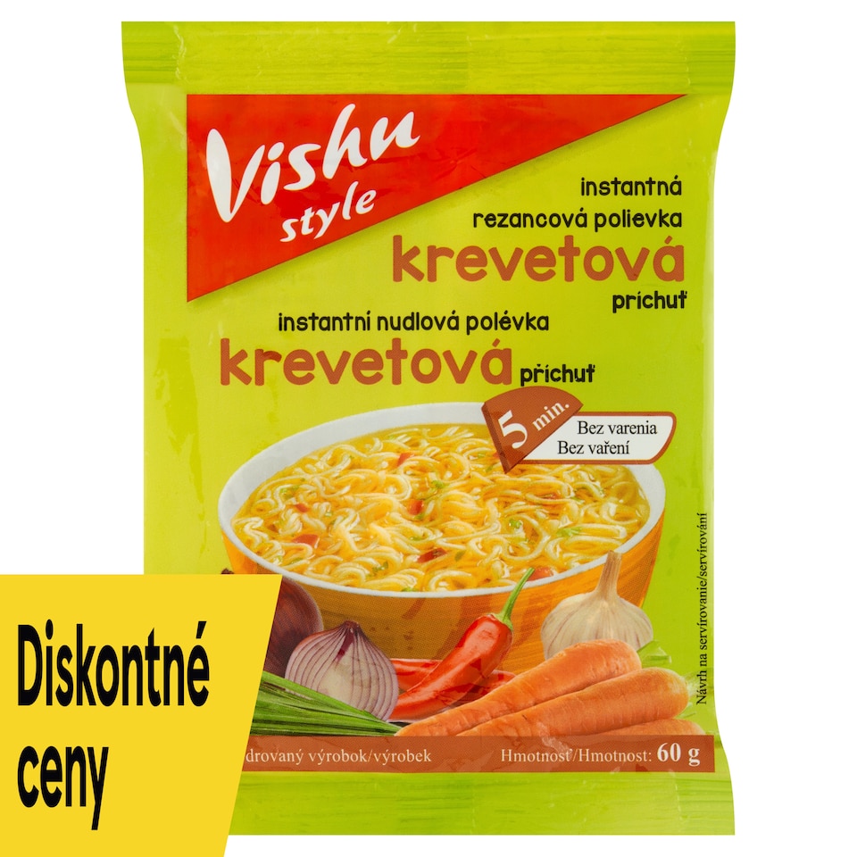 image 1 of Vishu Style Instant Noodle Soup Shrimp Flavor 60 g