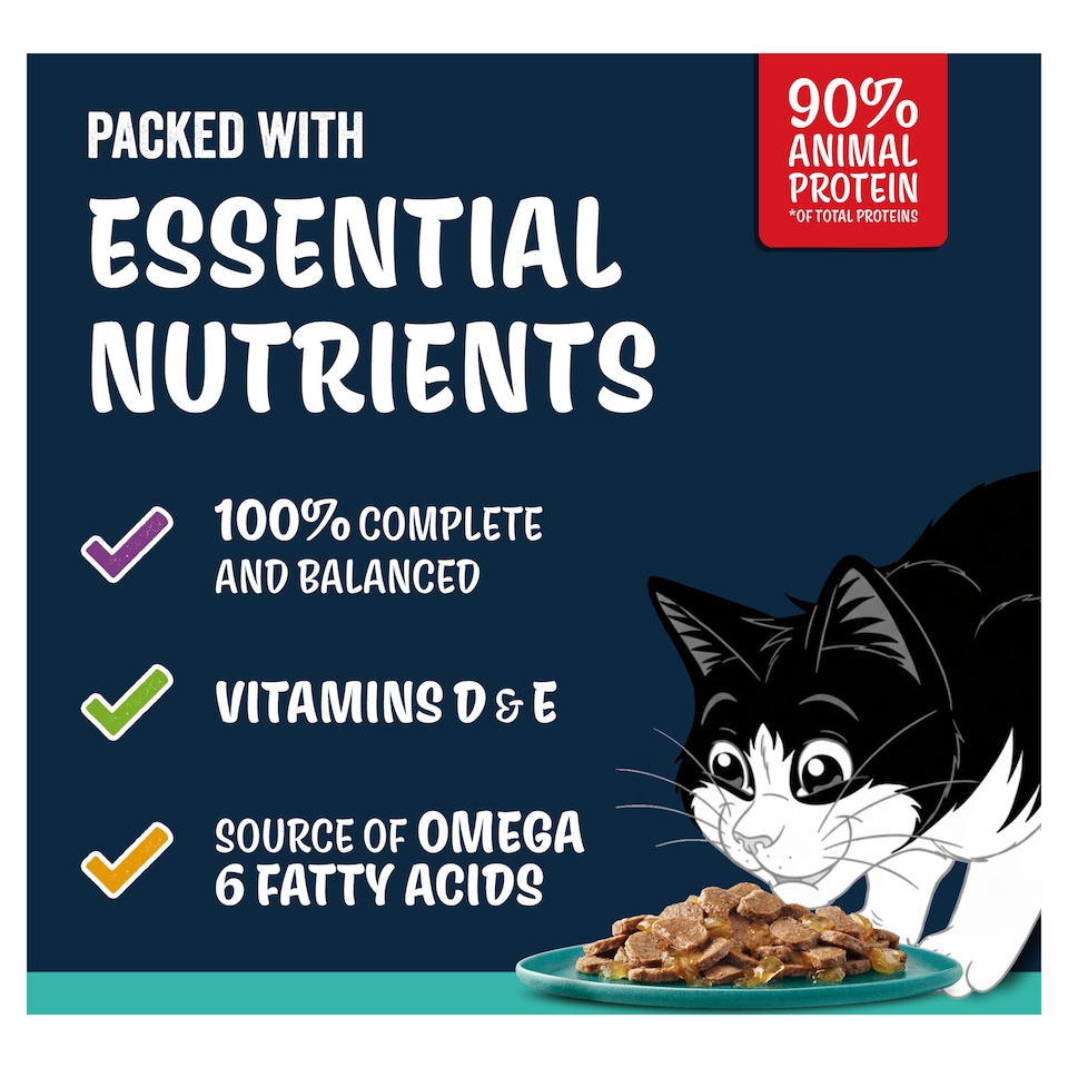 image 1 of FELIX Deliciously Sliced Fish Selection in Jelly Wet Cat Food 12x80g