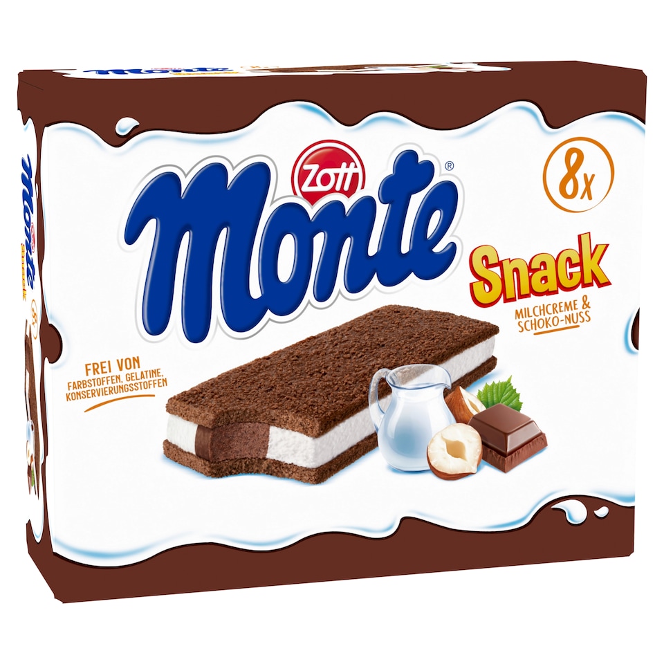 Zott Monte Snack 8 x 29g (232g)