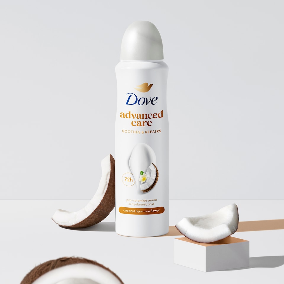 image 1 of Dove Women Coconut & Jasmine 72h Advanced Care Antiperspirant Deodorant 200ml