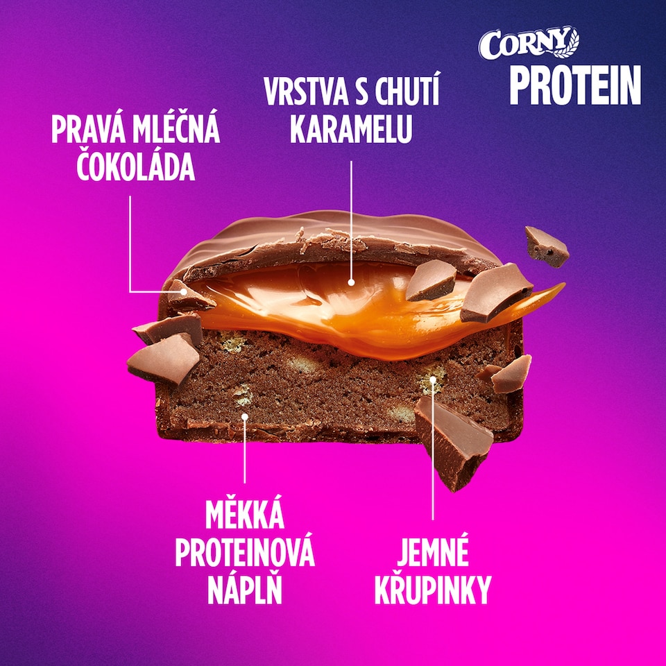 image 1 of Corny Protein Soft Chocolate Caramel Flavour 45g