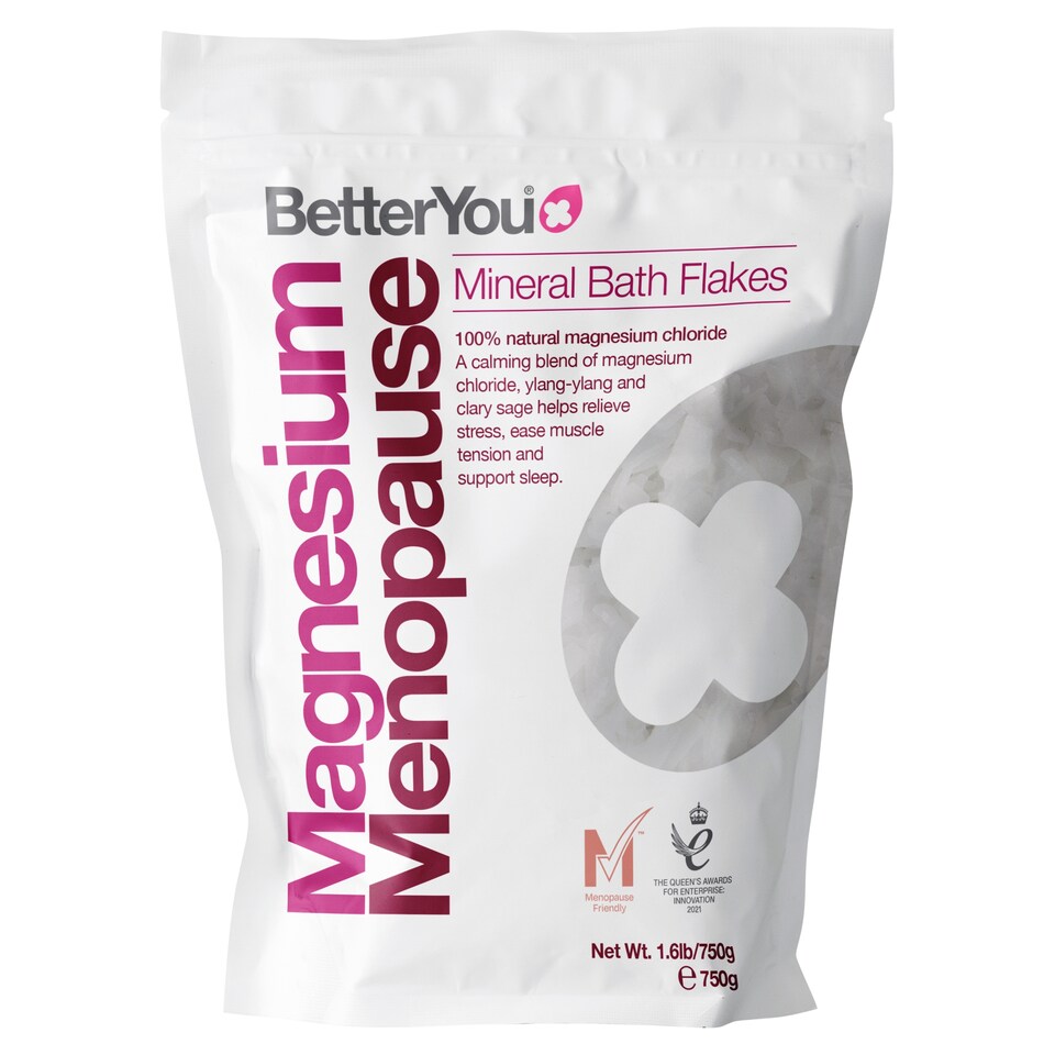 image 1 of BetterYou Magnesium Menopause Bath Flakes 750g