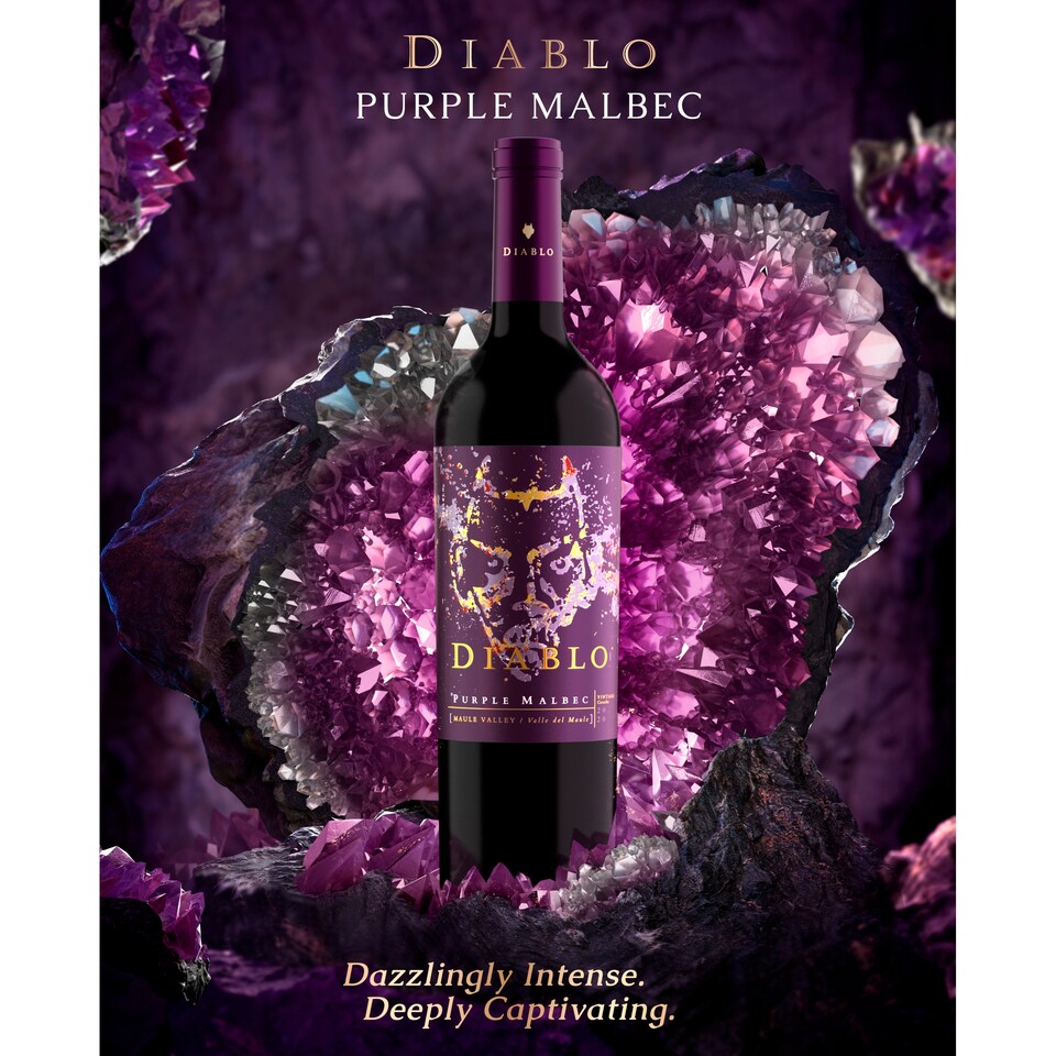 image 1 of Diablo Purple Malbec 75cl