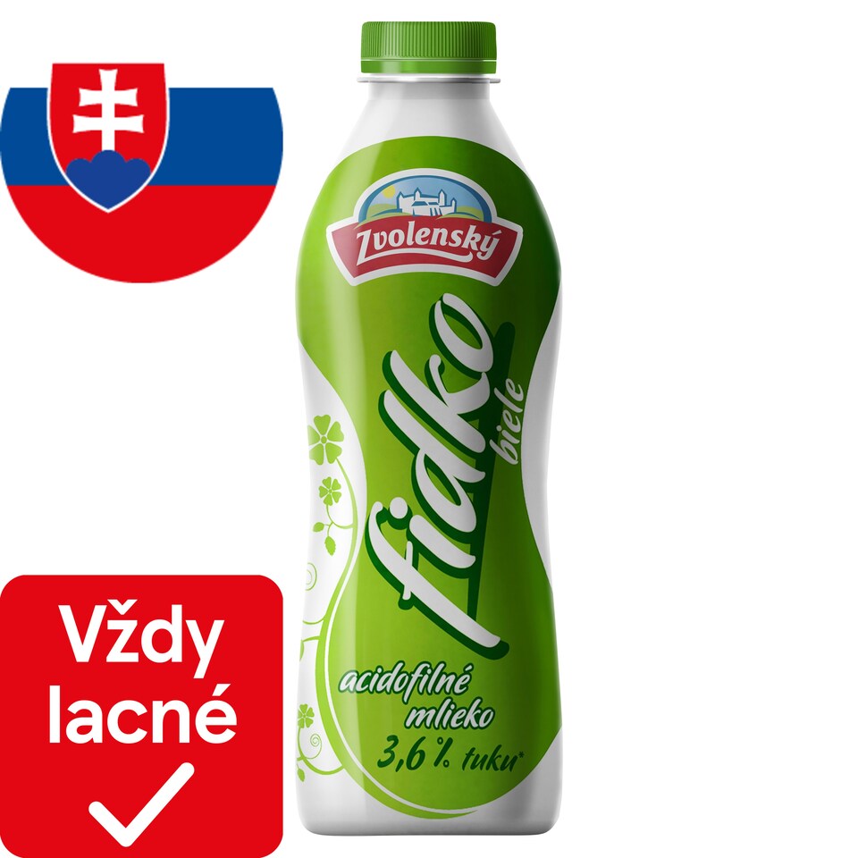 Zvolenský Fidko Acidofilné mlieko biele 950 g