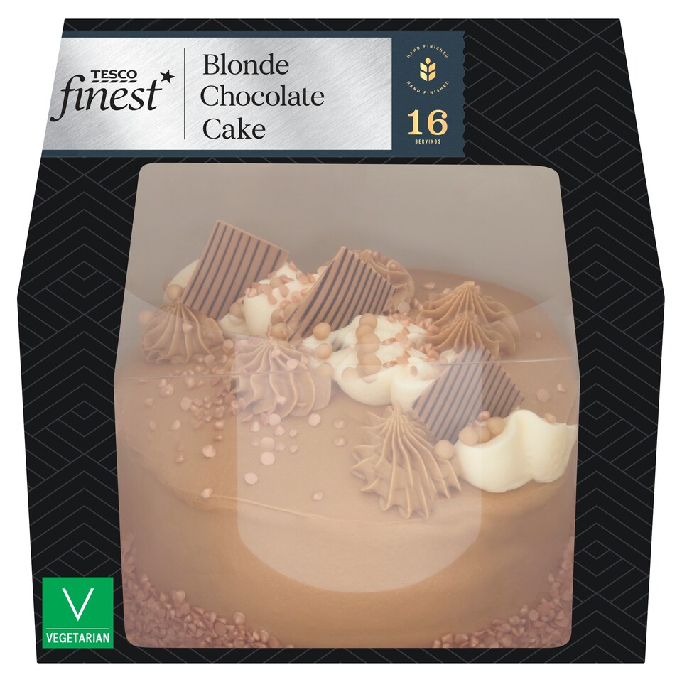 Tesco Finest Blonde Chocolate Cake