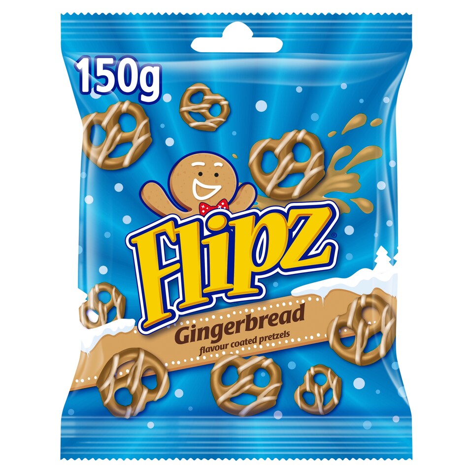 Flipz G/Bread Flavour Coated Pretzels 150G